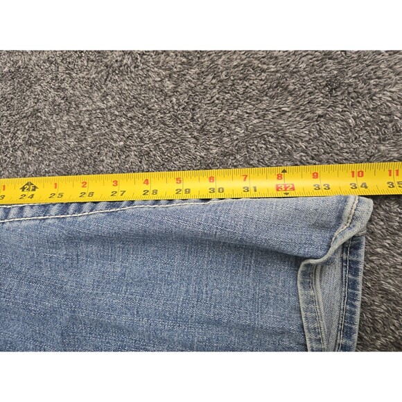 True Religion Disco Joey Big T Women's Denim Blue Flared Jeans 31 - Picture 10 of 11